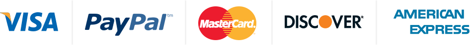 Secure payment methods accepted at checkout