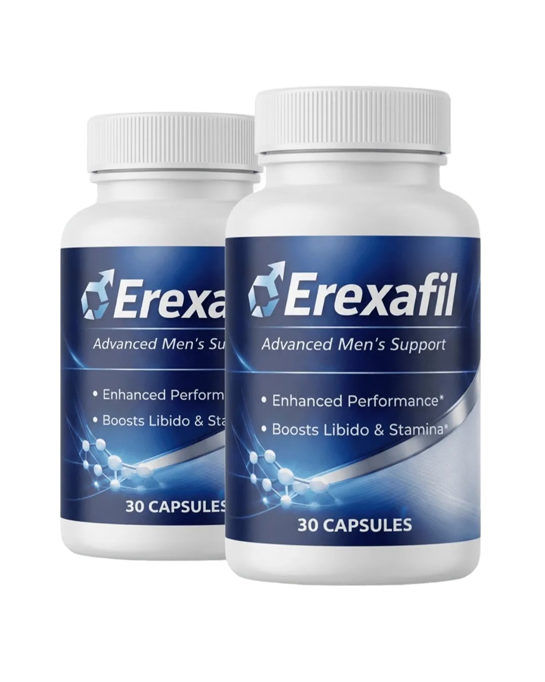 Two bottles of Erexafil dietary supplement