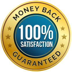 100 percent satisfaction, money back guaranteed, 60 days