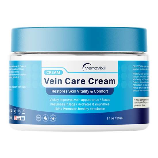Venovixil Vein Care Cream, one jar